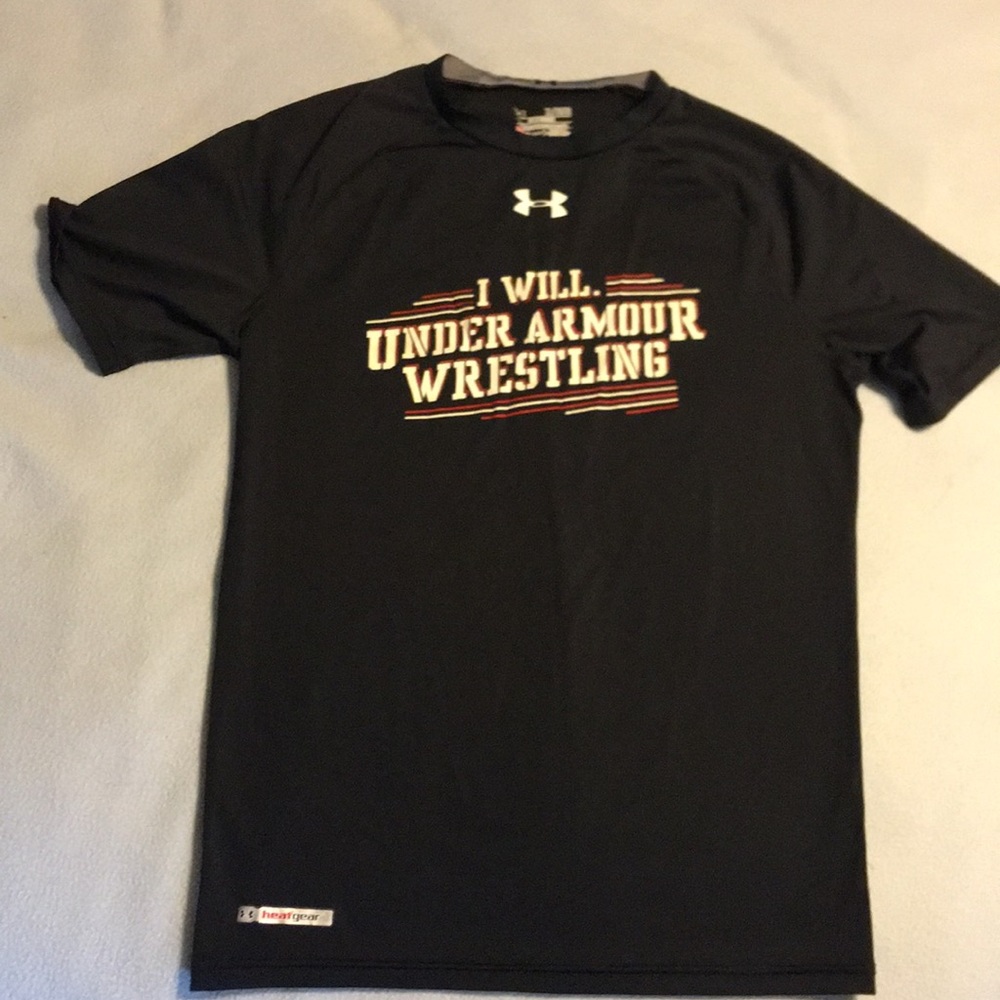 Men’s Black Wrestling Compression Shirt.